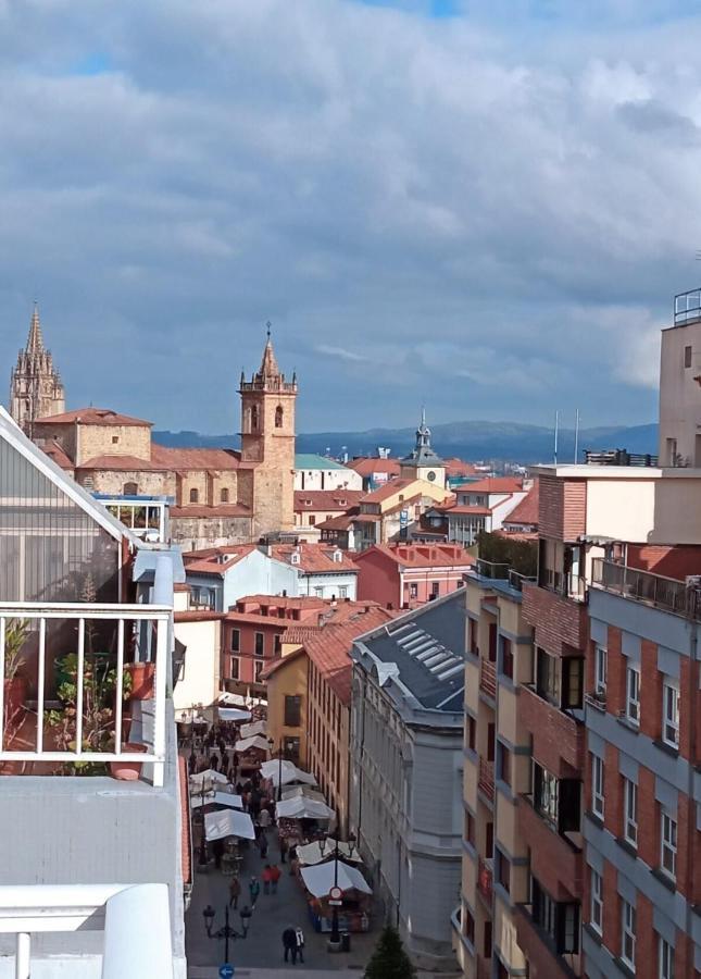 Appartement Atico Quintana II - Con Terraza, En El Centro Con Wifi Y Garaje à Oviede Extérieur photo