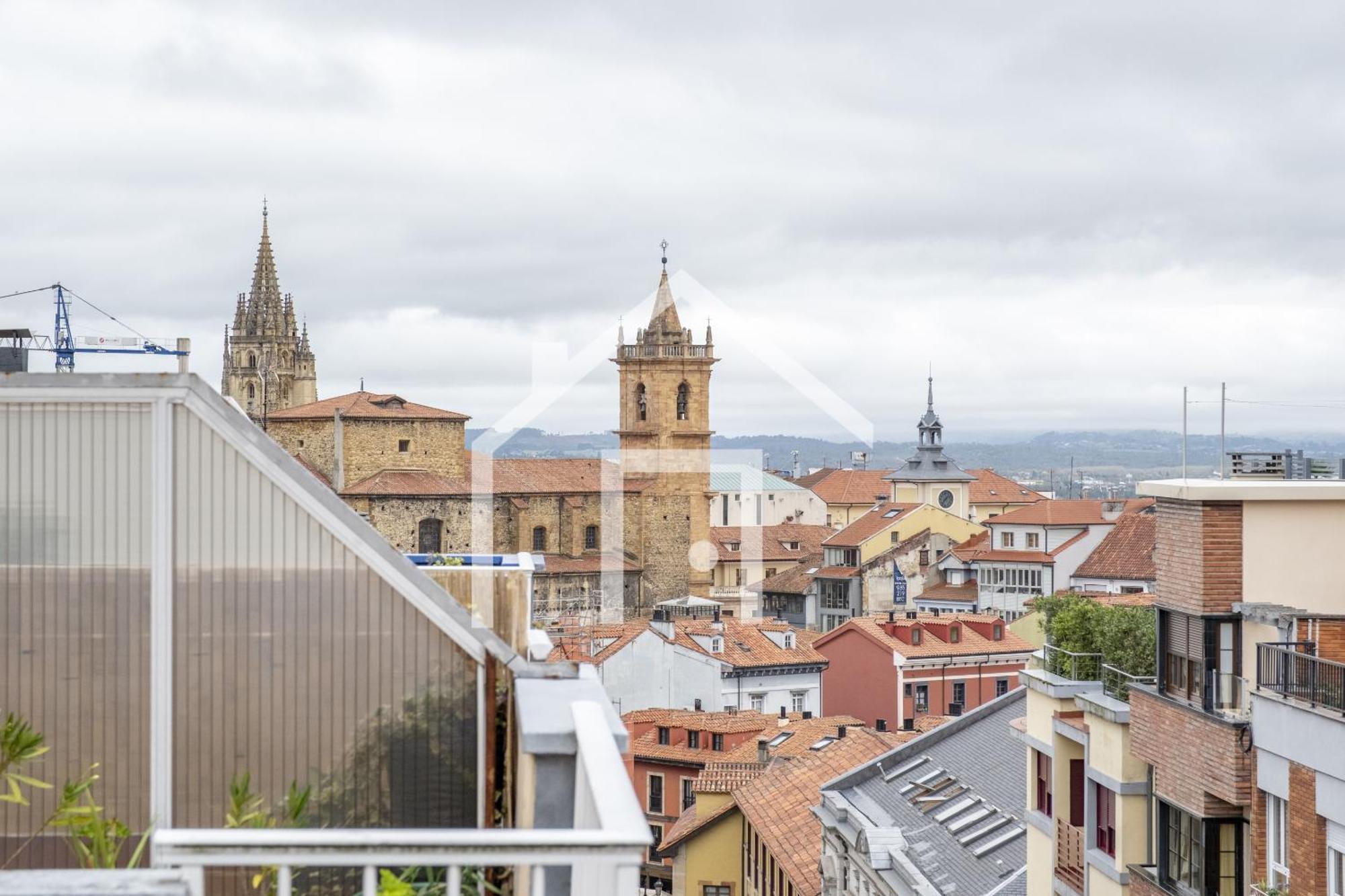 Appartement Atico Quintana II - Con Terraza, En El Centro Con Wifi Y Garaje à Oviede Extérieur photo