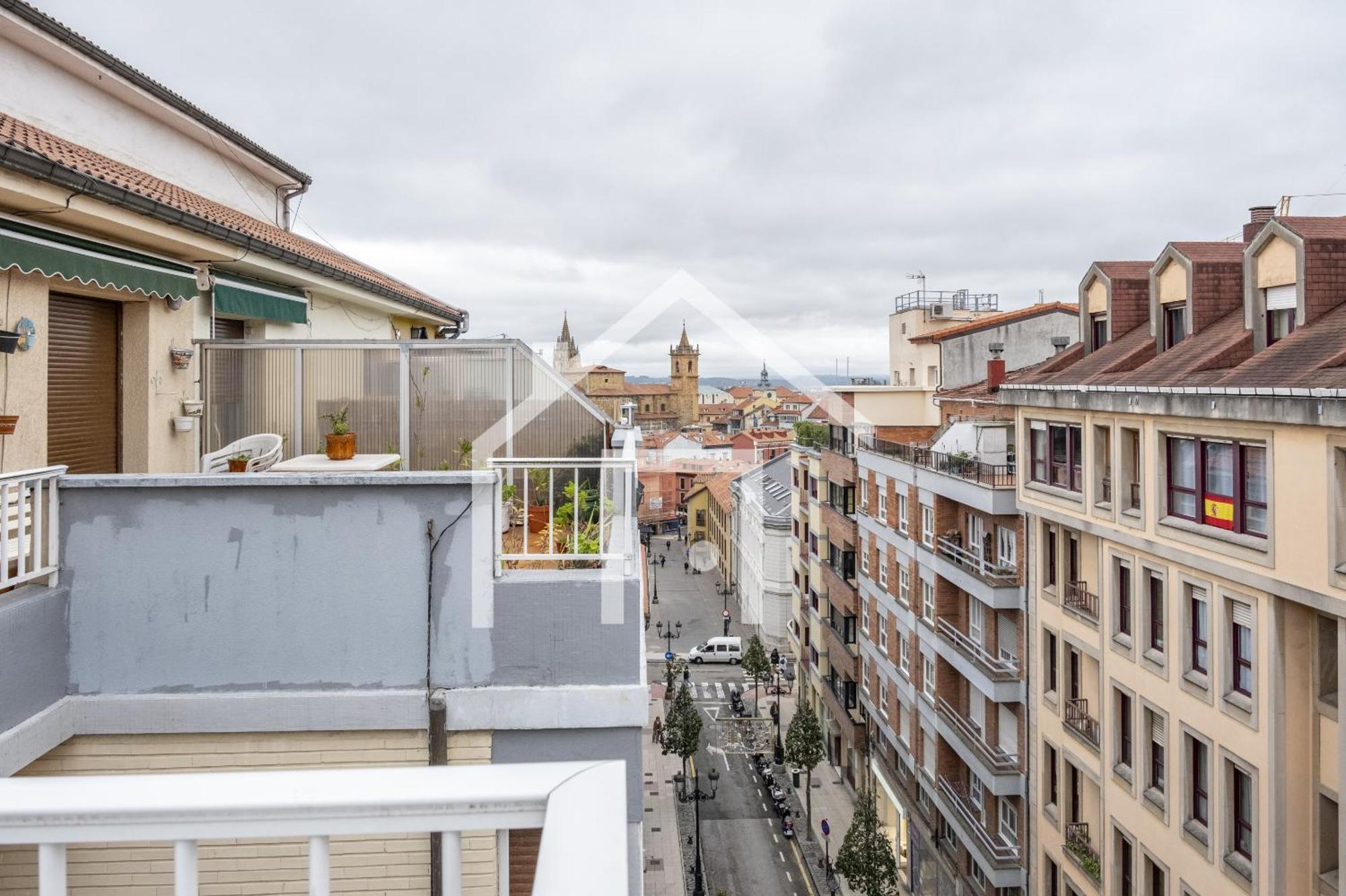 Appartement Atico Quintana II - Con Terraza, En El Centro Con Wifi Y Garaje à Oviede Extérieur photo